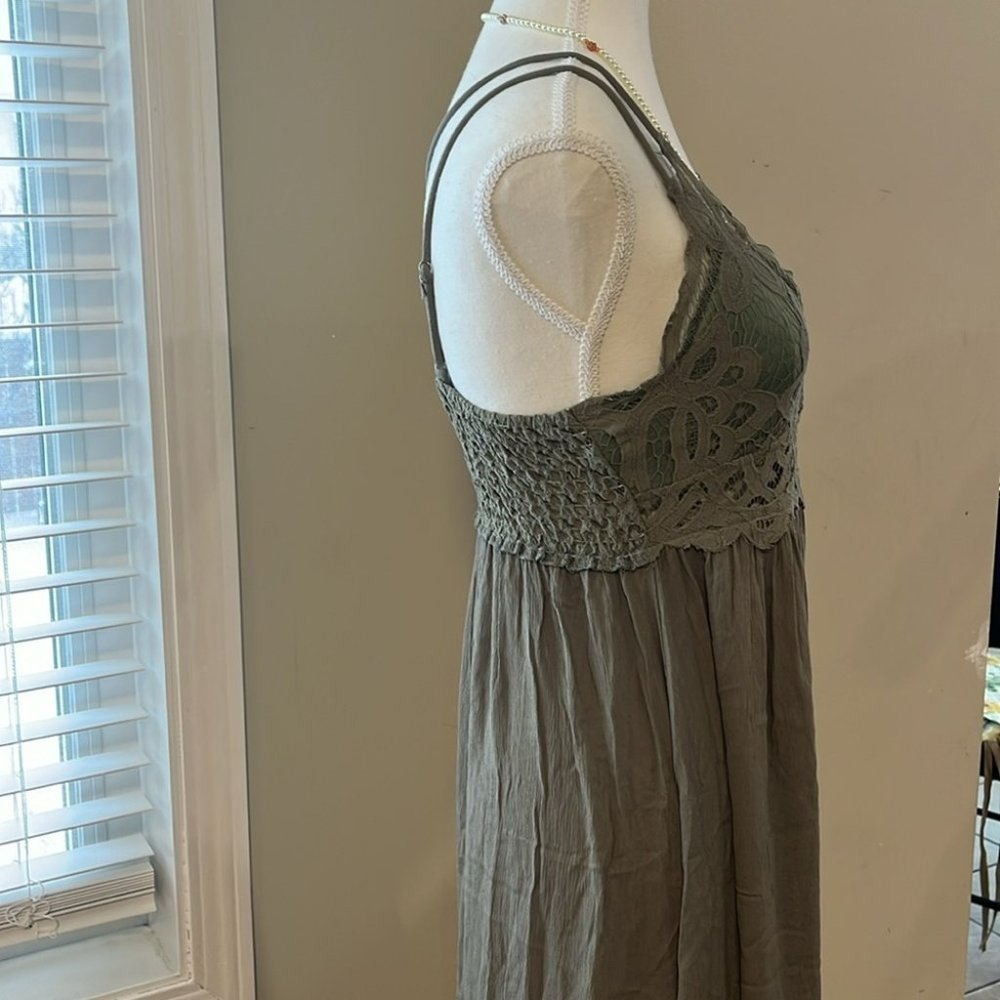 [M]La Miel Nashville Breeze Hi Low Long  Slip Maxi Dress - Picture 7 of 10